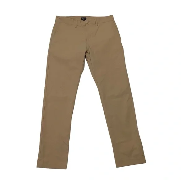 J Crew Factory Flex Slim Fit Chinos Sz 30W 30L Tan - Picture 1 of 8